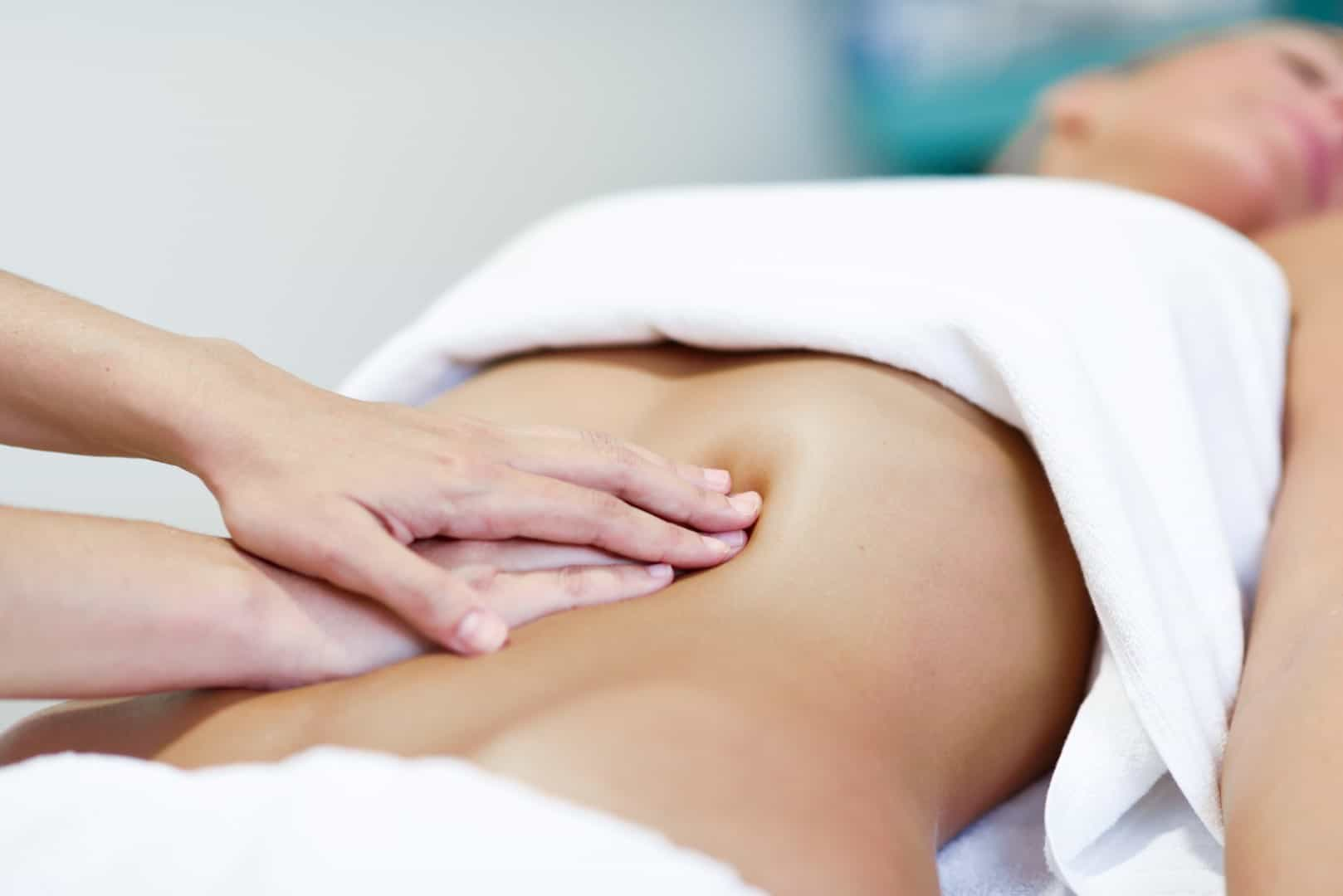 Manual lymphatic drainage massage