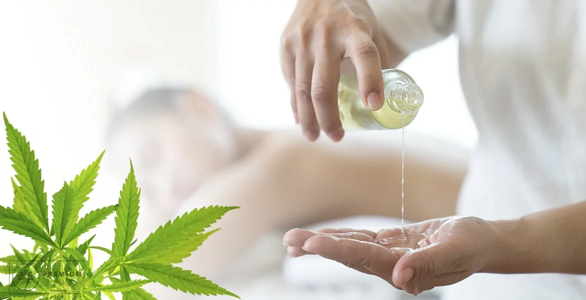 CBD oil massage